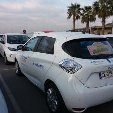 Voiture électrique zoé d'Air PACA au riviera electric challenge 2017 Voiture électrique zoé d'Air PACA au riviera electric challenge 2017